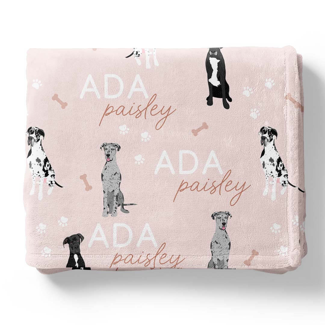 Personalized Kids Blankets | Dog Breeds - Part 2