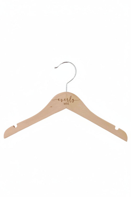 Personalized Baby Name Wood Hanger | Sweet Script
