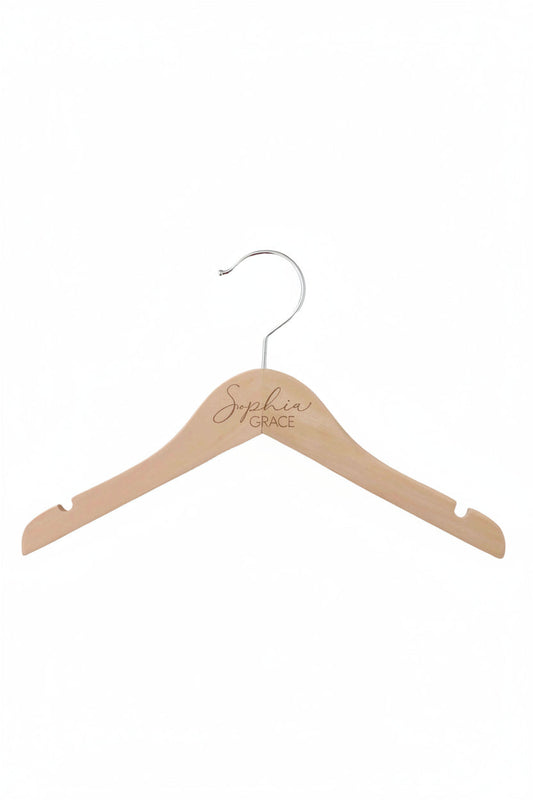 Personalized Baby Name Wood Hanger | Simple