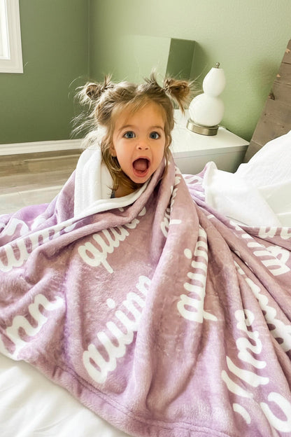 Personalized Color Blanket | Lilac