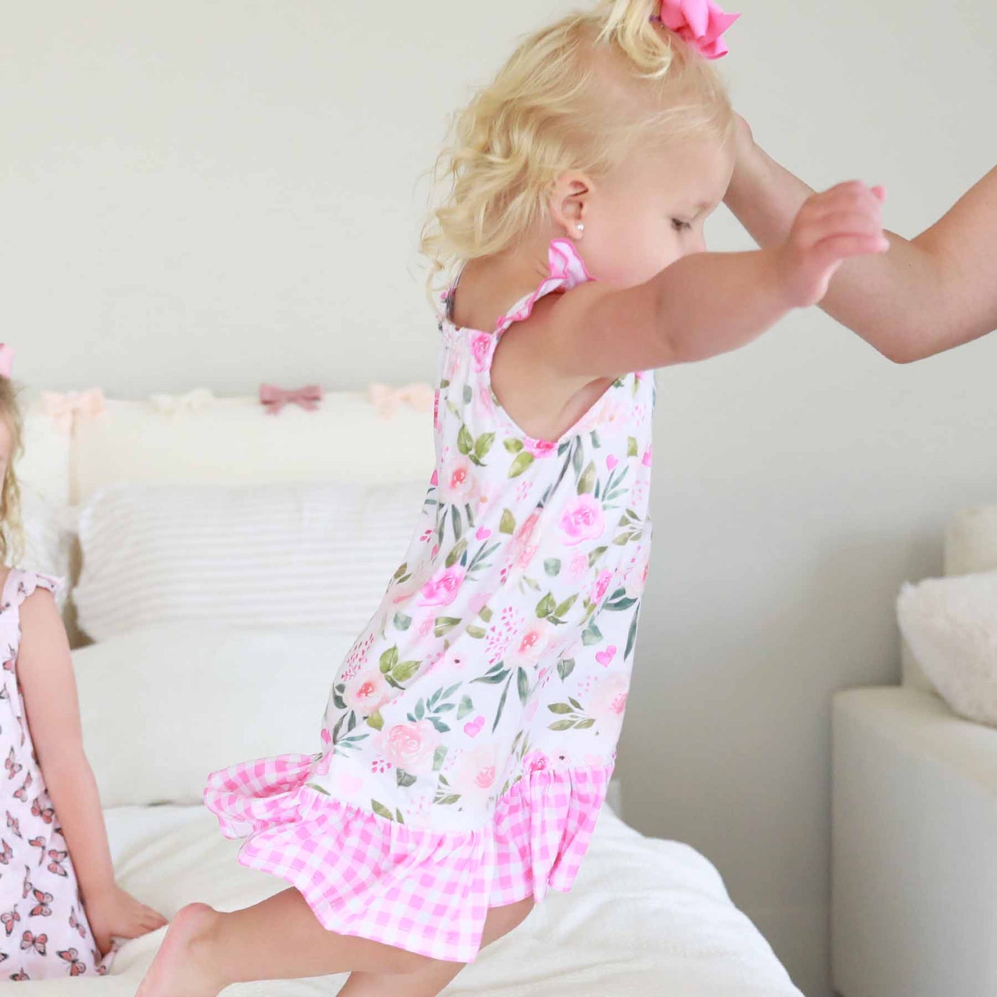 Girls' Full Length Ruffle Nightgown | In Bloom
