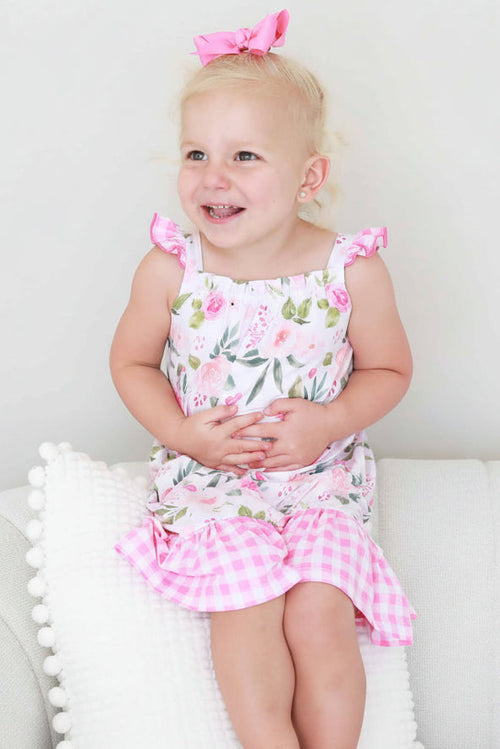 Girls' Full Length Ruffle Nightgown | In Bloom