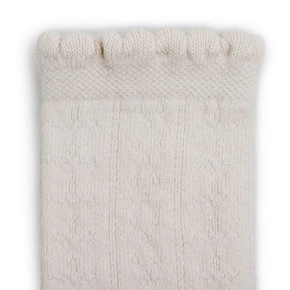 Organic Cotton Knee-High Socks - Sweet Lamb