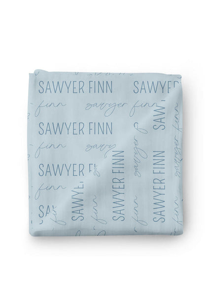 Personalized Baby Name Swaddle Blanket