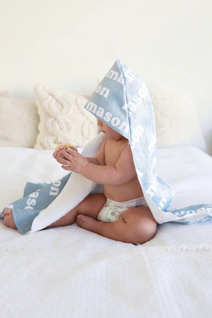 Personalized Hooded Towel | Solids