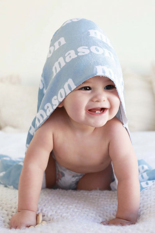 Personalized Hooded Towel | Solids