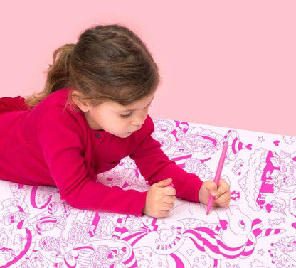 Lily Unicorn Giant Folded Poster