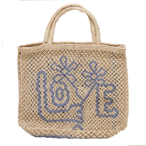 Flower Love Bag - Pebble