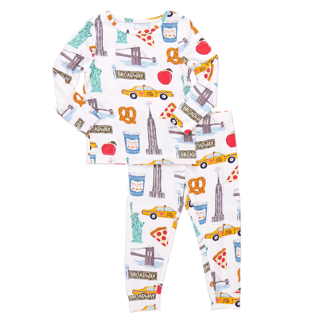 Kids Bamboo PJ Set - NYC