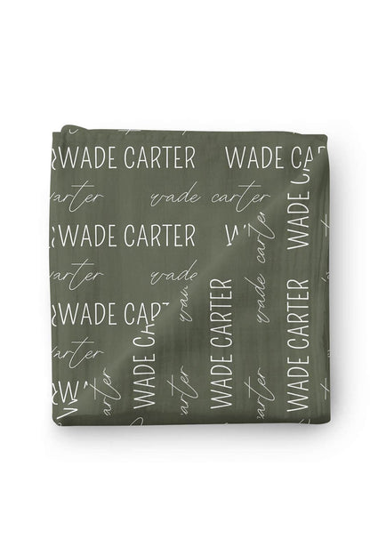 Personalized Baby Name Swaddle Blanket