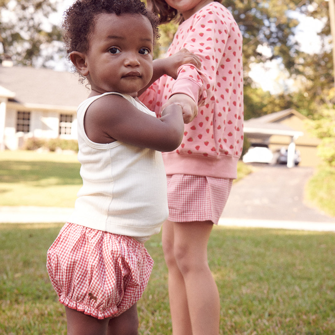 Baby Joy Rib Tank - Powder Pink