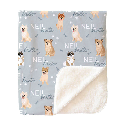 Personalized Kids Blankets | Dog Breeds - Part 2