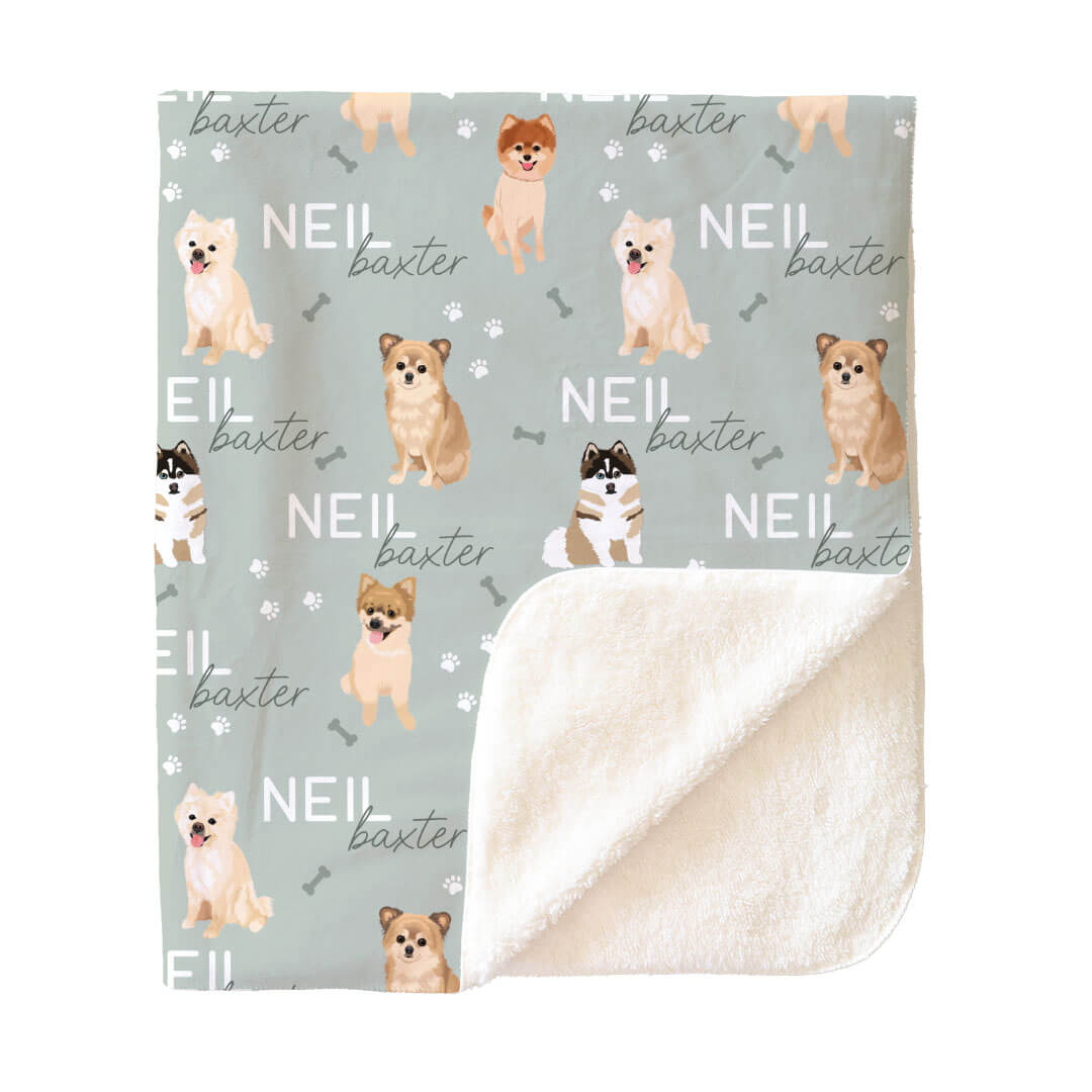 Personalized Kids Blankets | Dog Breeds - Part 2