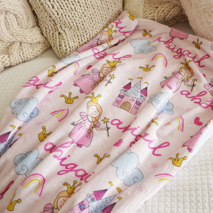 Once Upon A Time Personalized Kids Blanket