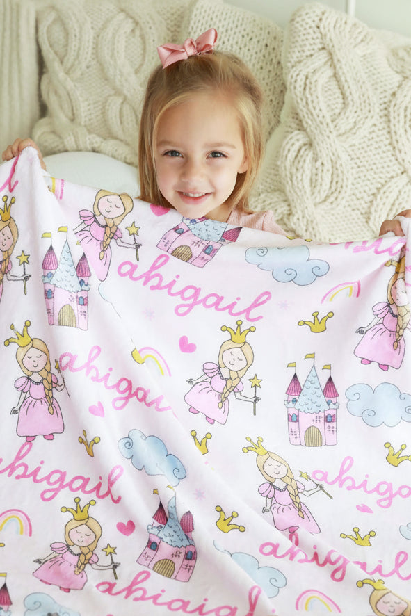 Once Upon A Time Personalized Kids Blanket