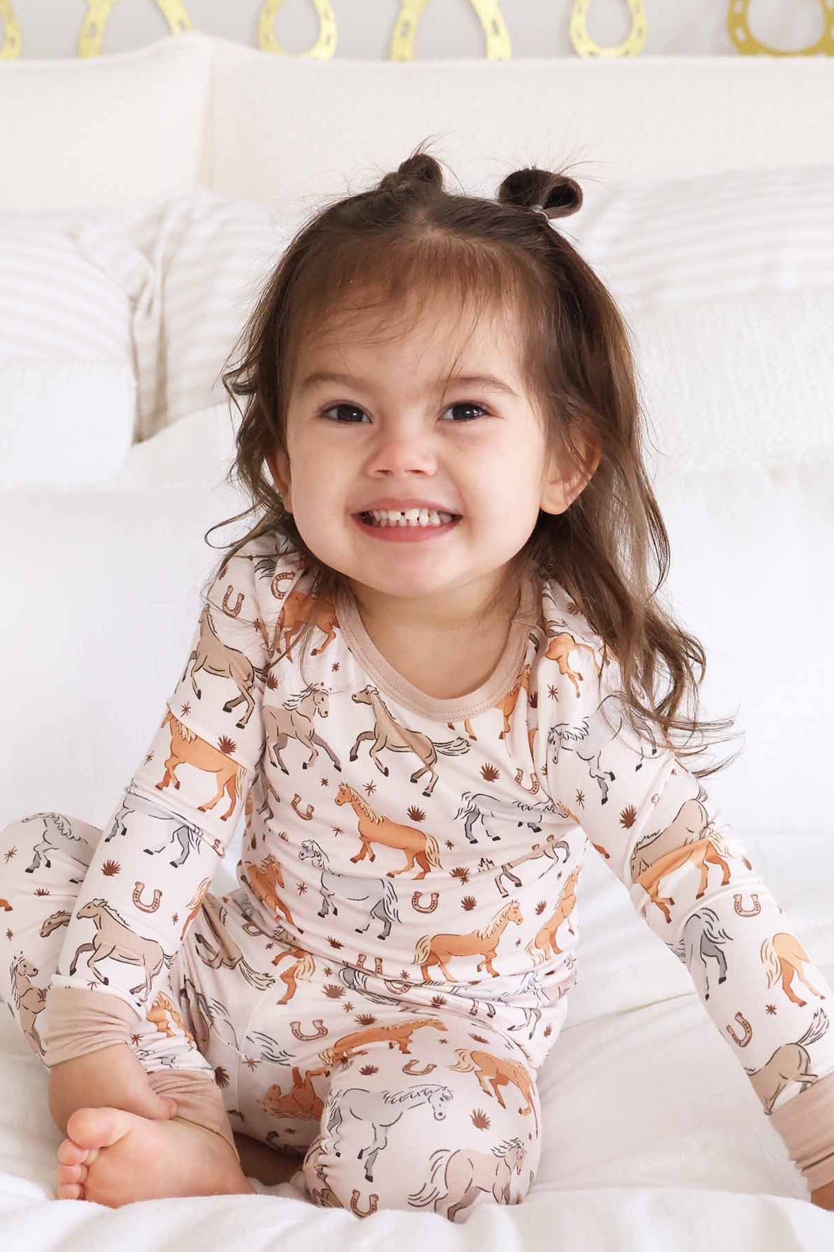 P's Ponies Two Piece Pajama Set