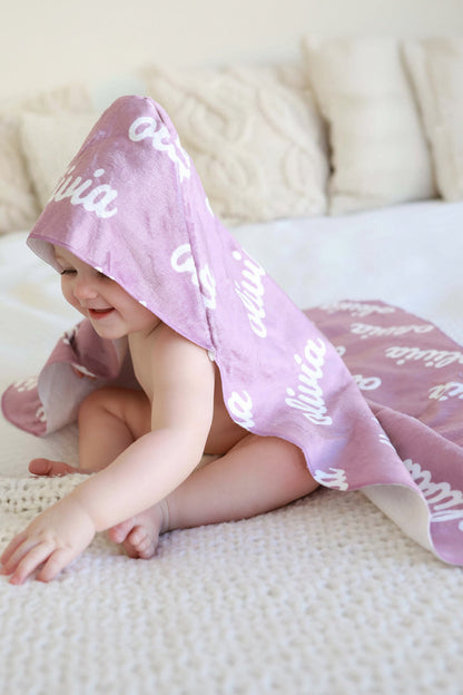 Personalized Hooded Towel | Solids
