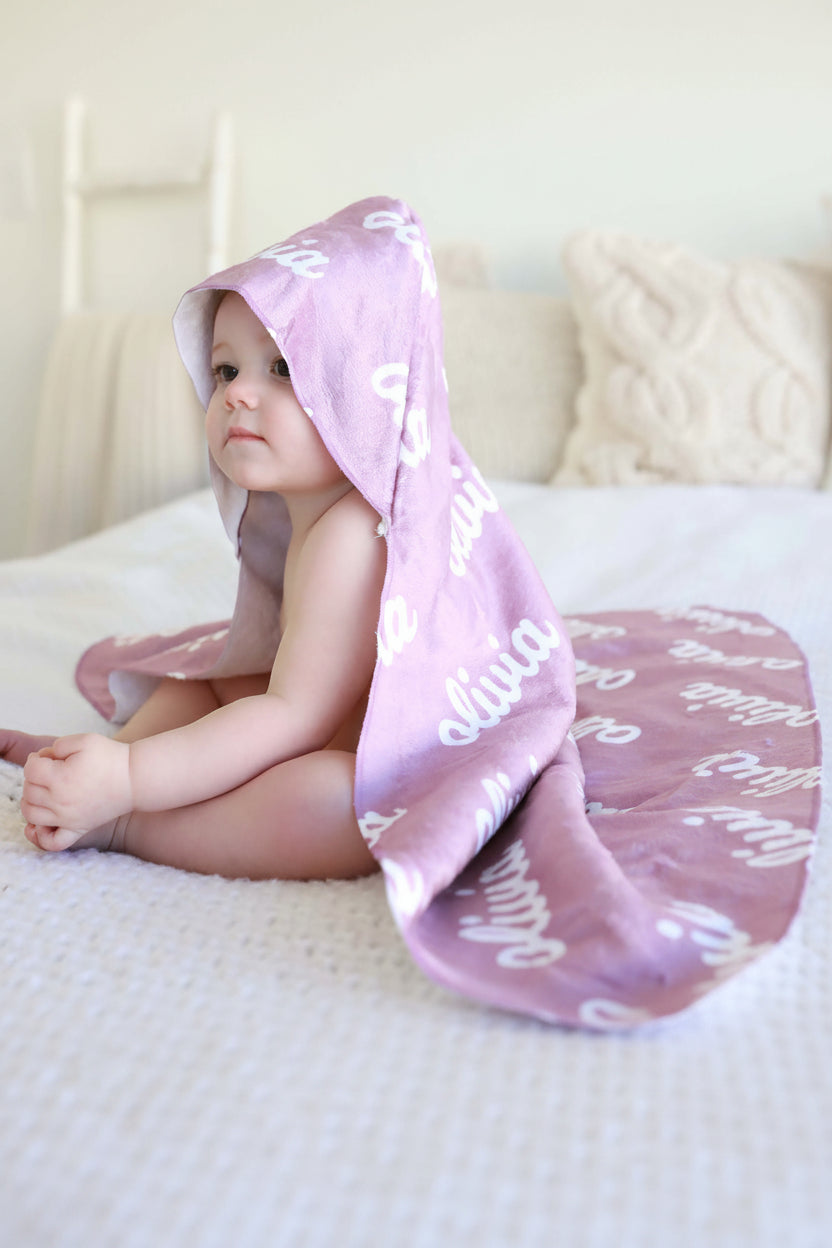 Personalized Hooded Towel | Solids