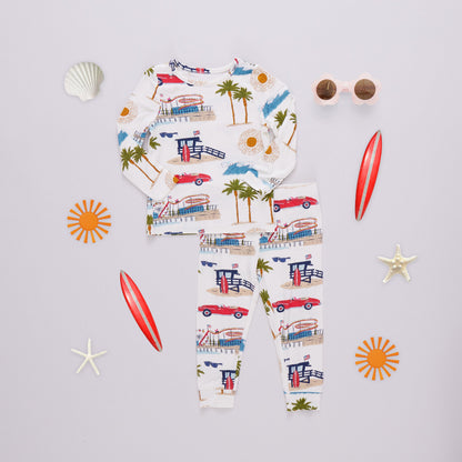Kids Bamboo PJ Set - LA