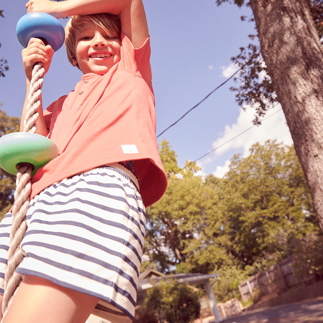 Sandbox Short - Navy Stripe