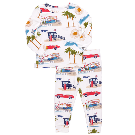 Kids Bamboo PJ Set - LA