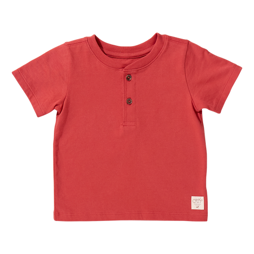 Scout Henley T-Shirt - Red