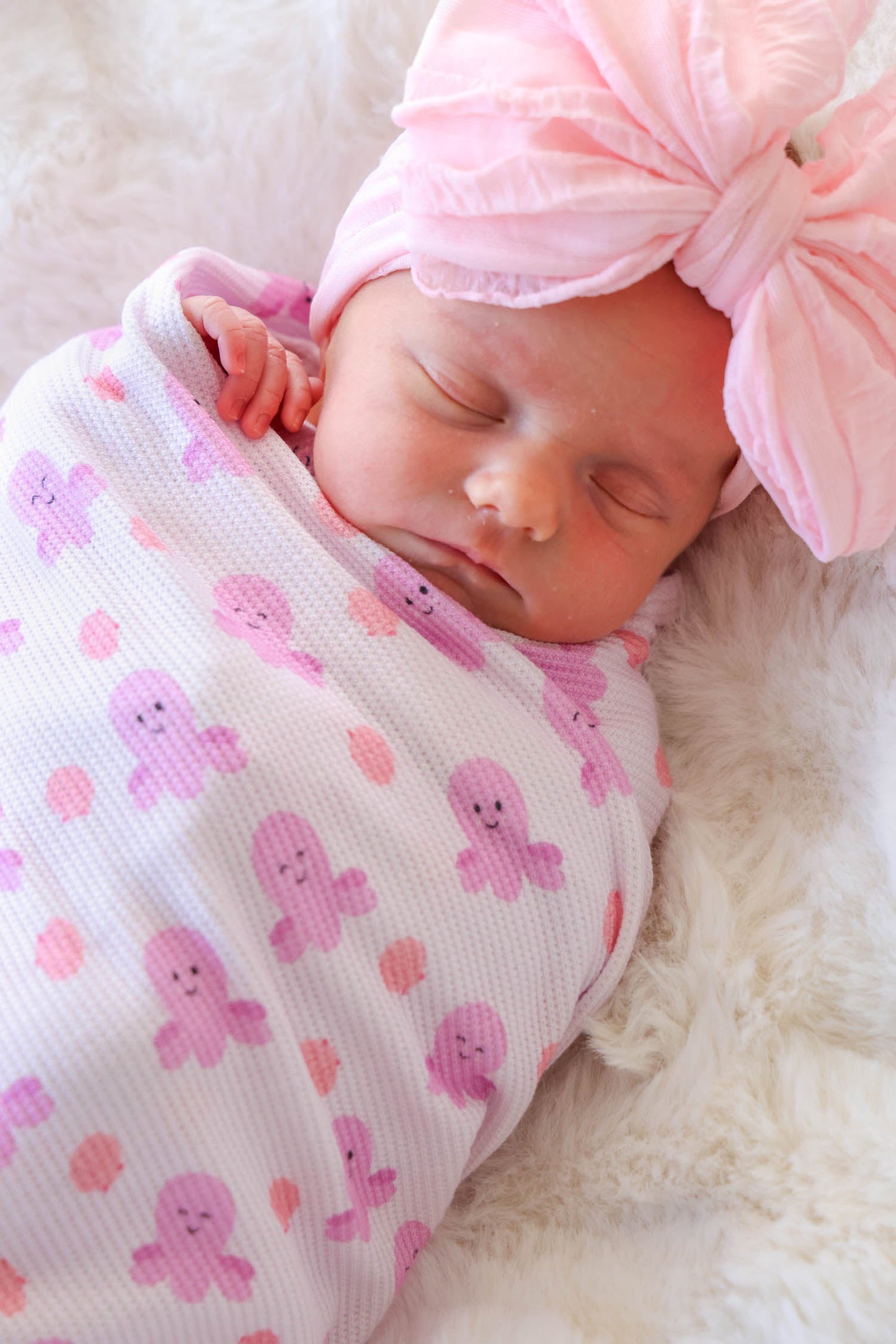 Bamboo Waffle Oversized Swaddle Blanket | Sea Snuggles