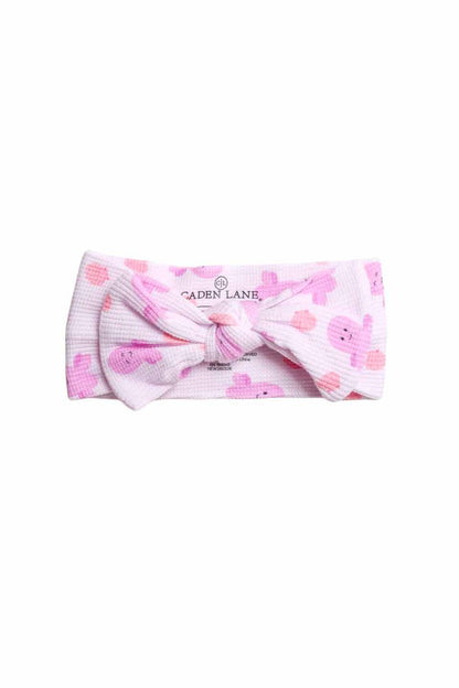 Bamboo Waffle Knit Large Bow Headwrap | Sea Snuggles