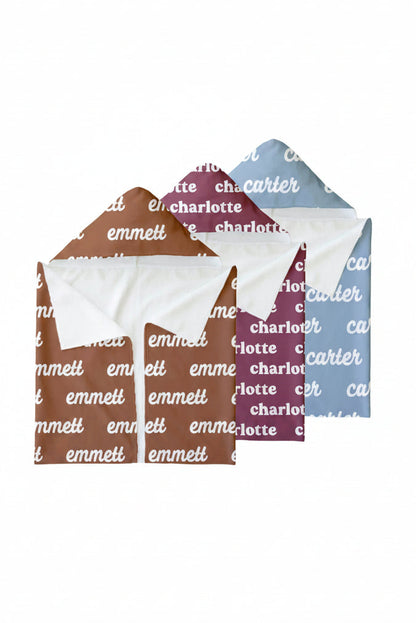 Personalized Hooded Towel | Solids