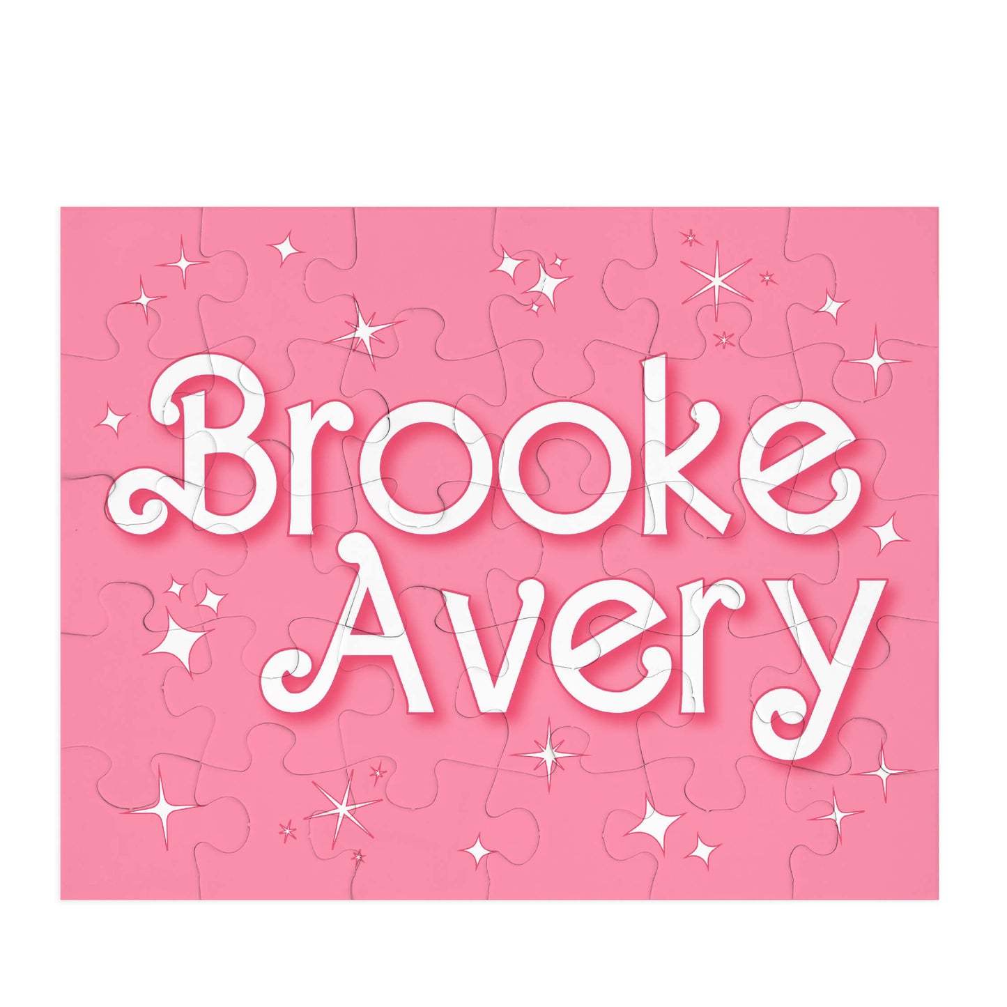 Kids Personalized 30 Piece Puzzle | Sparkle Girl