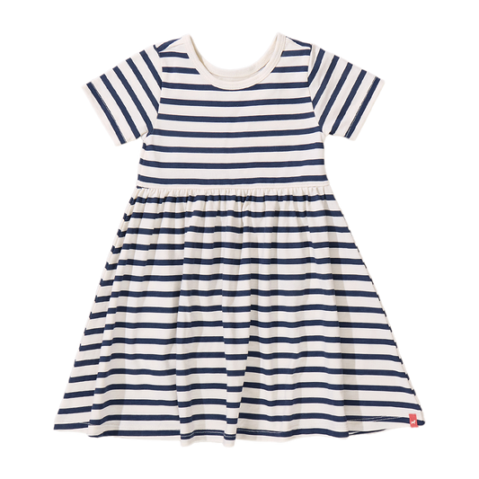 Sunny Dress - Navy Stripe
