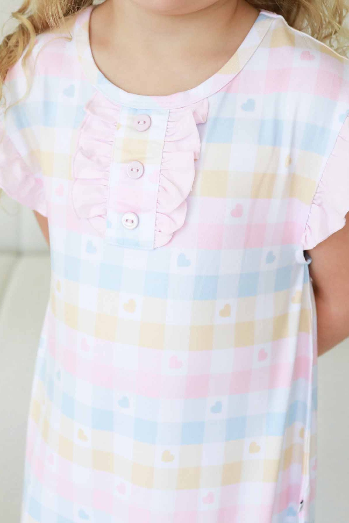 Girls' Flutter Sleeve Nightgown | Sweet Sleep