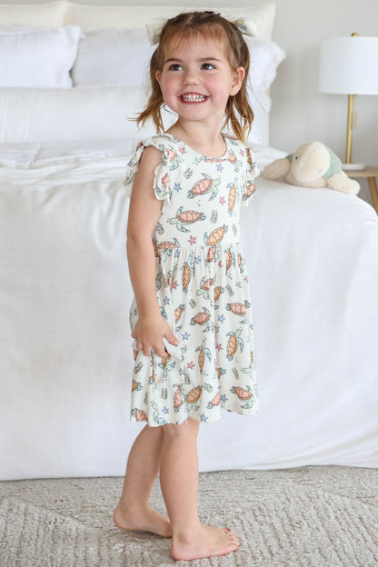 Girls' Ruffle Twirl Dress | Turtley Rad