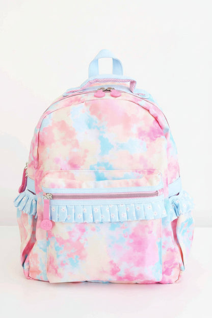 Kids Embroidered Ruffle Backpack | Candy Clouds